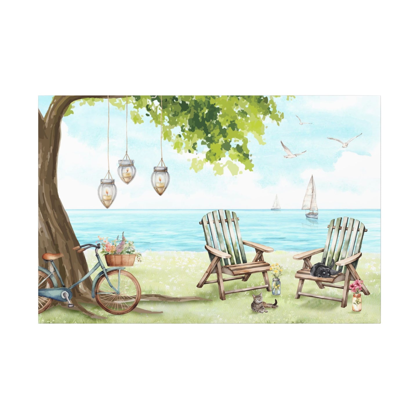Coastal Daydreaming Thin Canvas