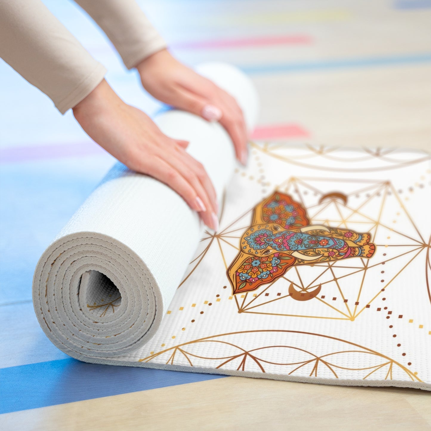Sacred Elephant Yoga Mat