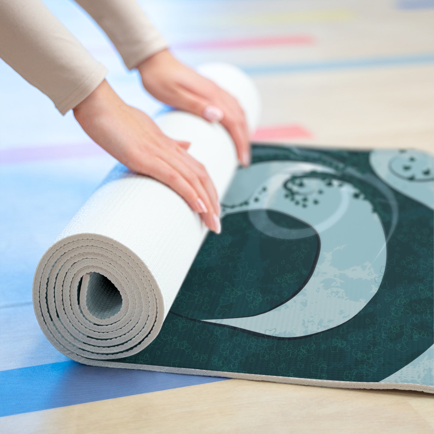 Vintage Mermaid Yoga Mat
