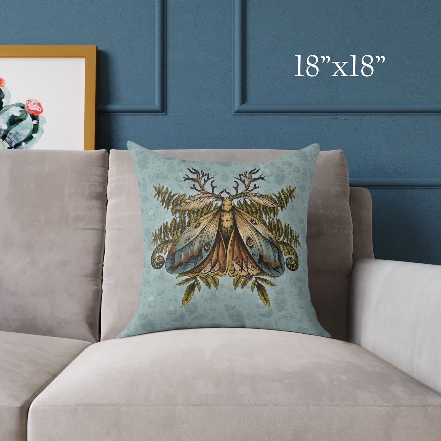 Mystic Moth Pillow