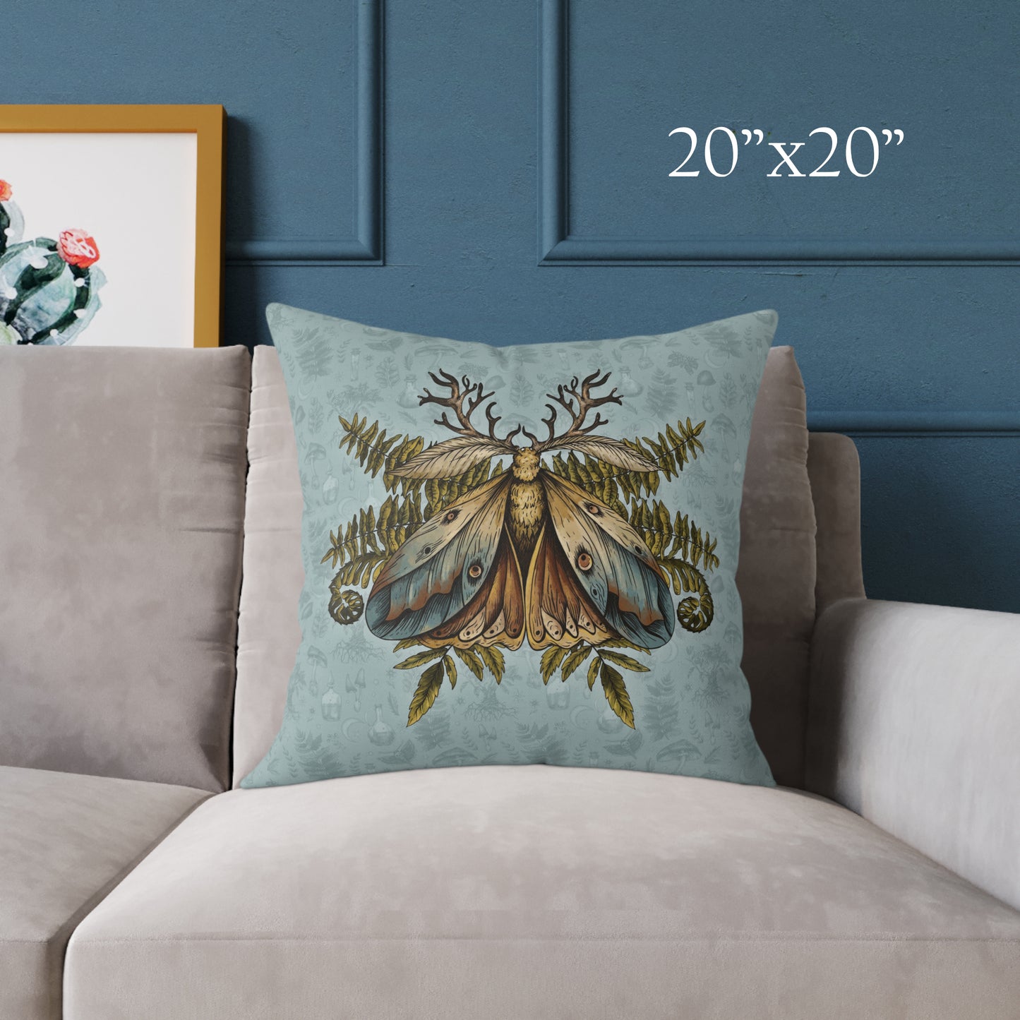 Mystic Moth Pillow