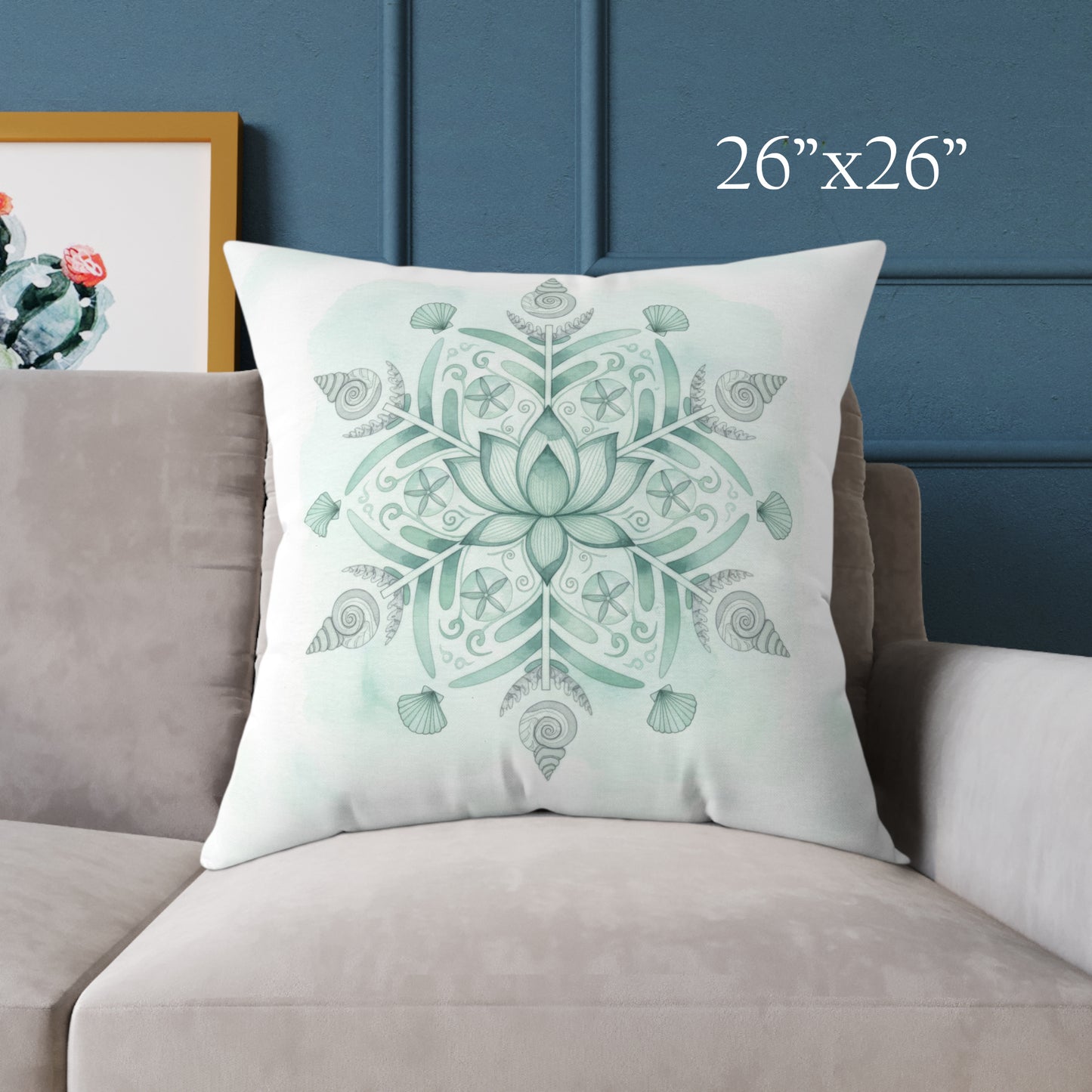 Winter Tides Pillow - Mandala