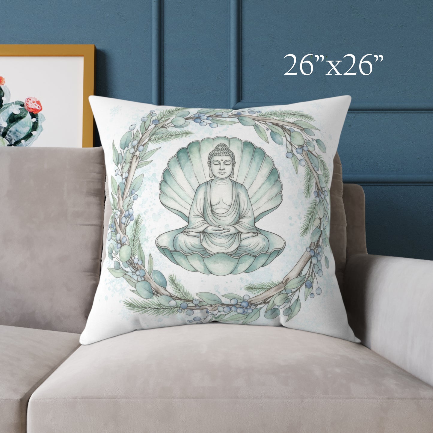 Winter Tides Pillow - Buddha