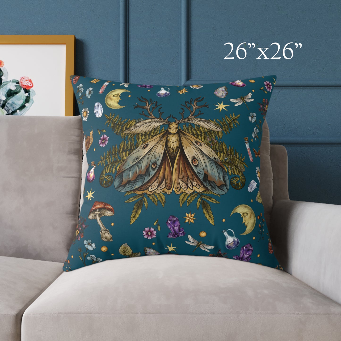 Mystic Moth Pillow