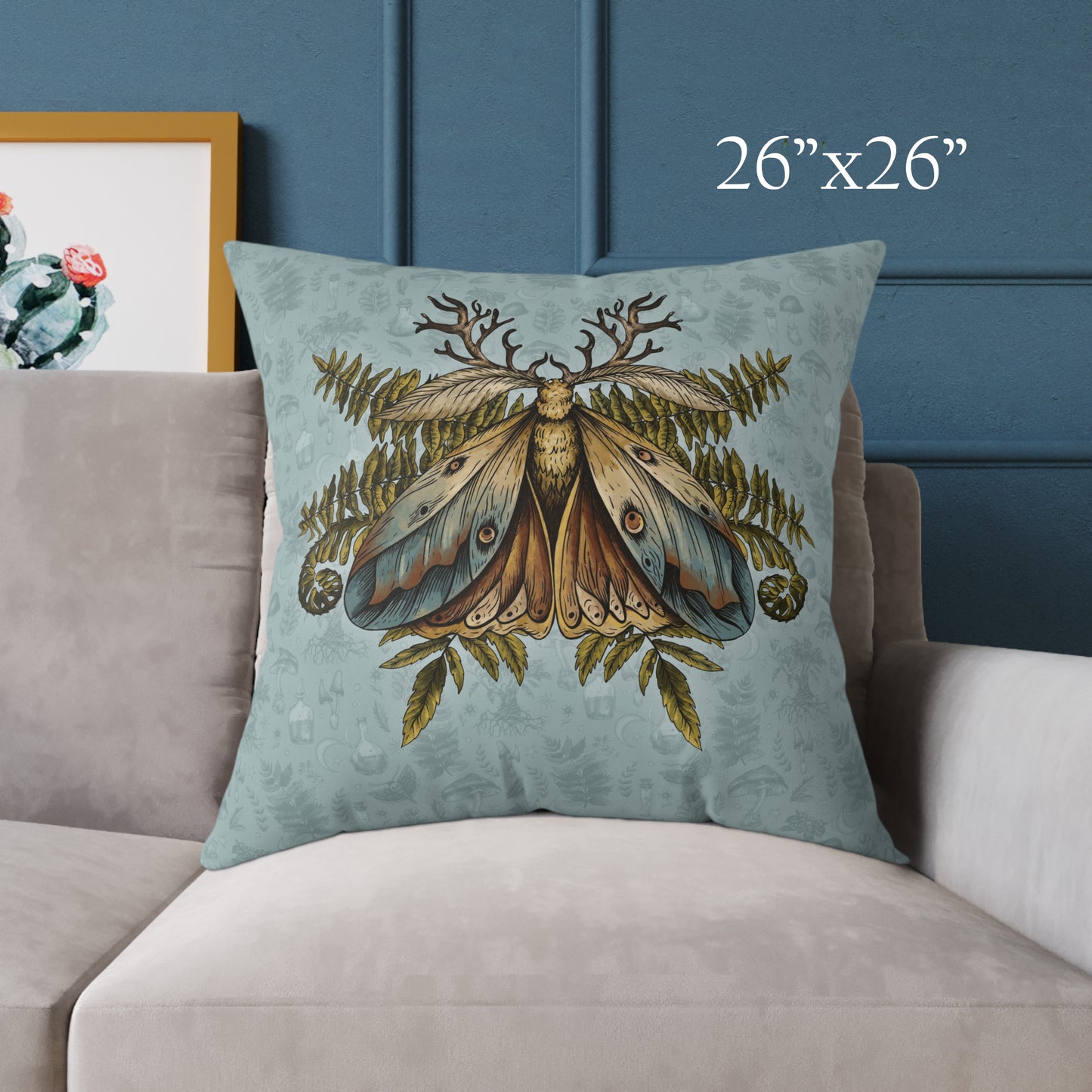 Mystic Moth Pillow