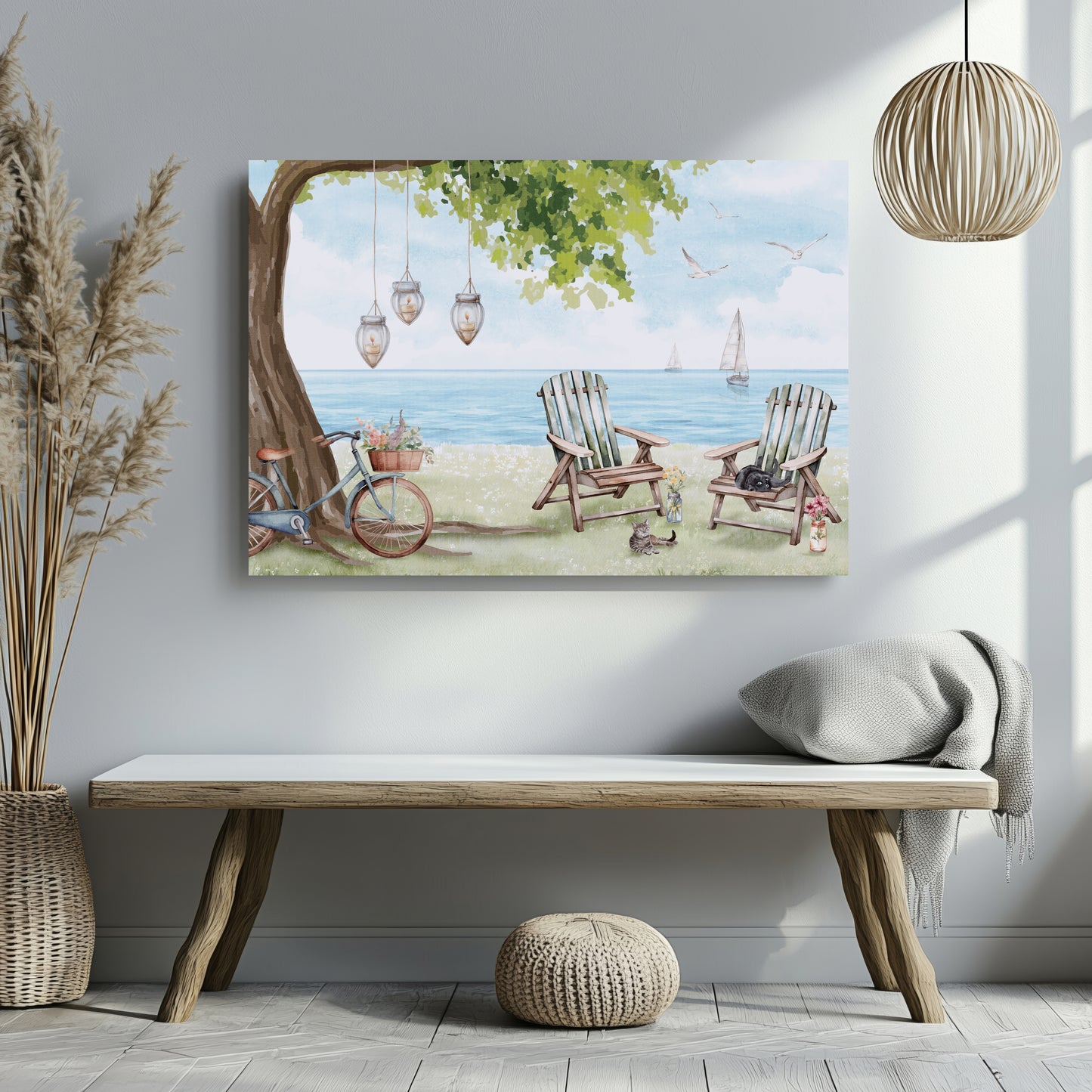 Coastal Daydreaming Thin Canvas