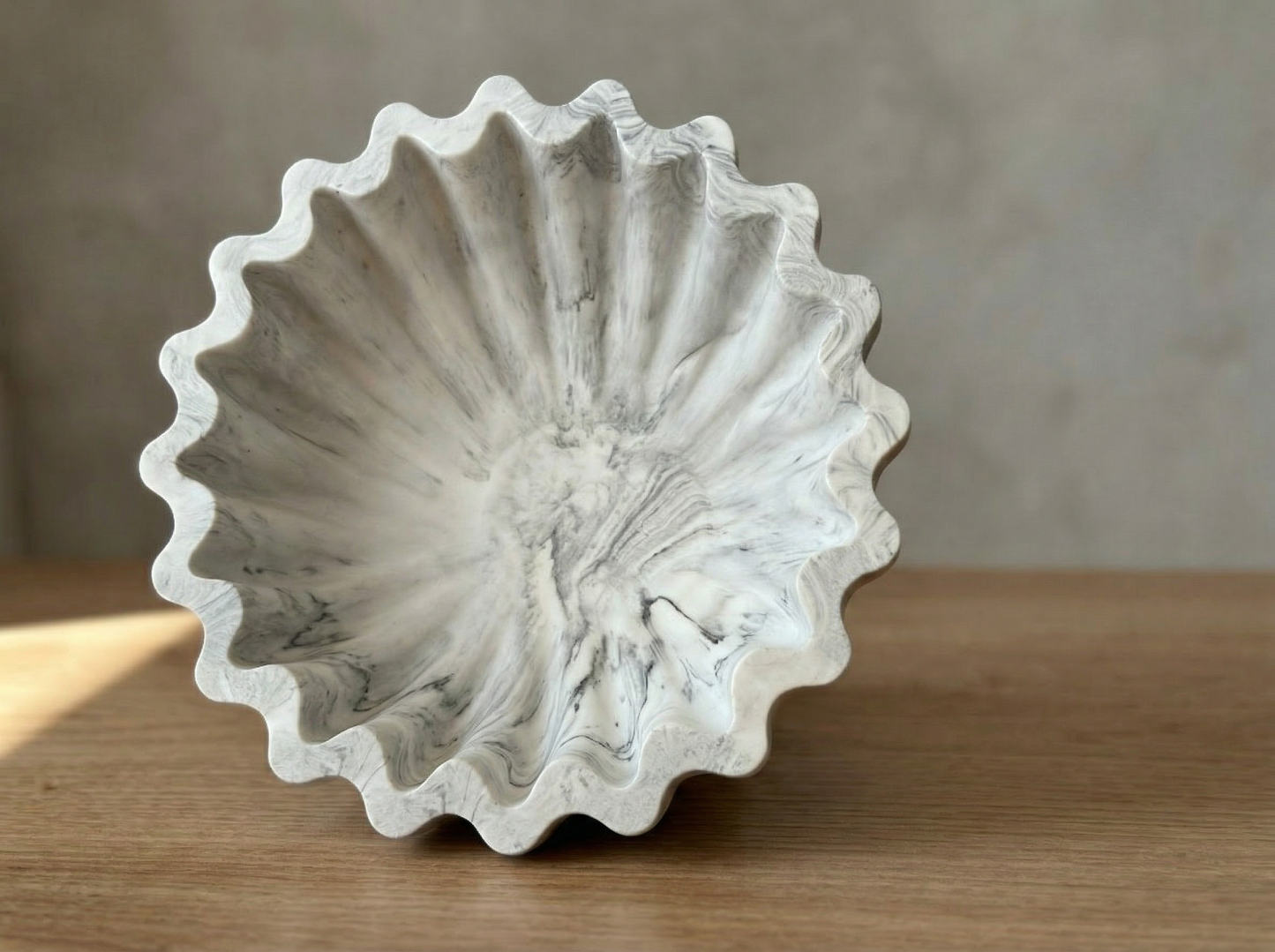 Coastal Scalloped Bowl