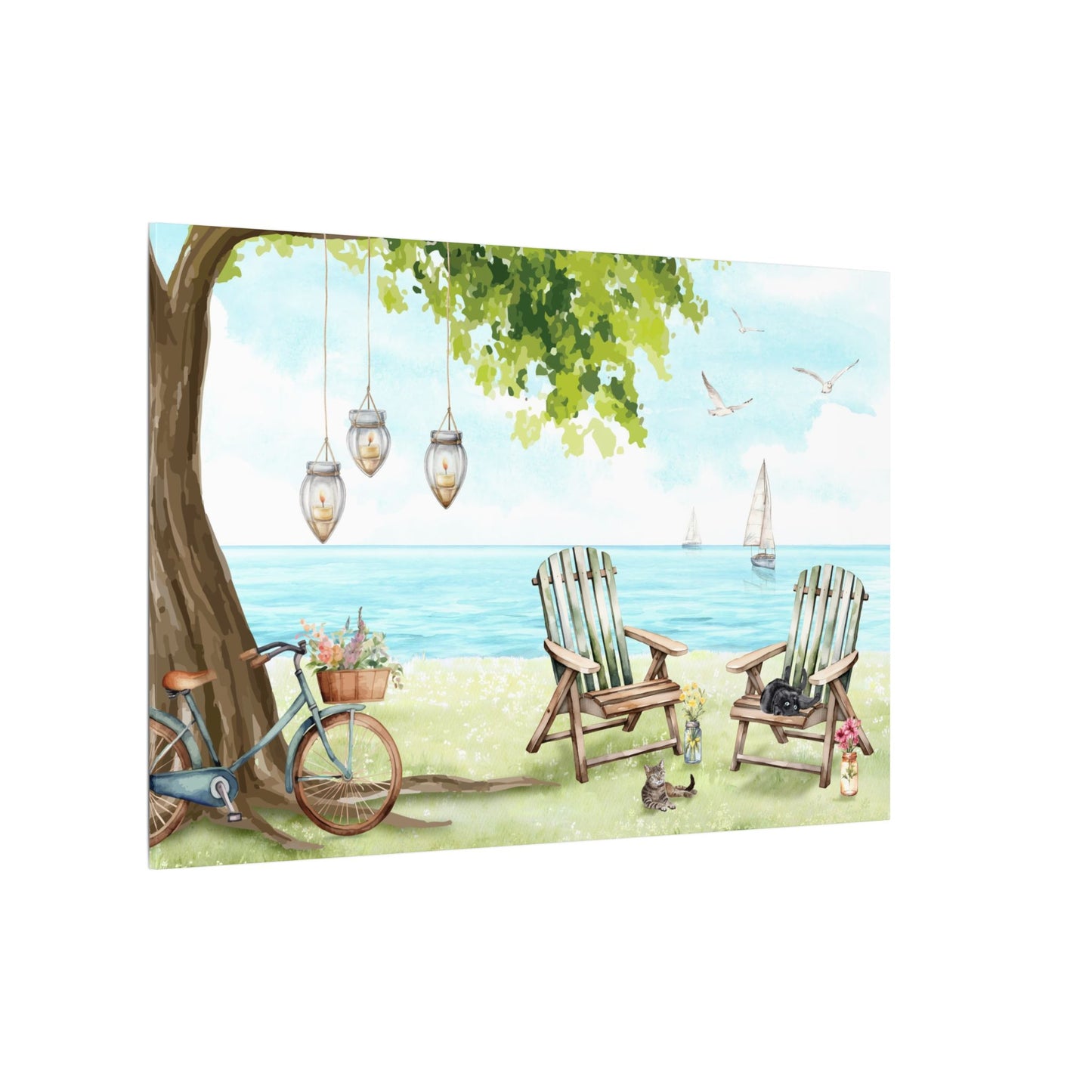 Coastal Daydreaming Thin Canvas