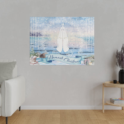 Seaside Namaste Thin Canvas