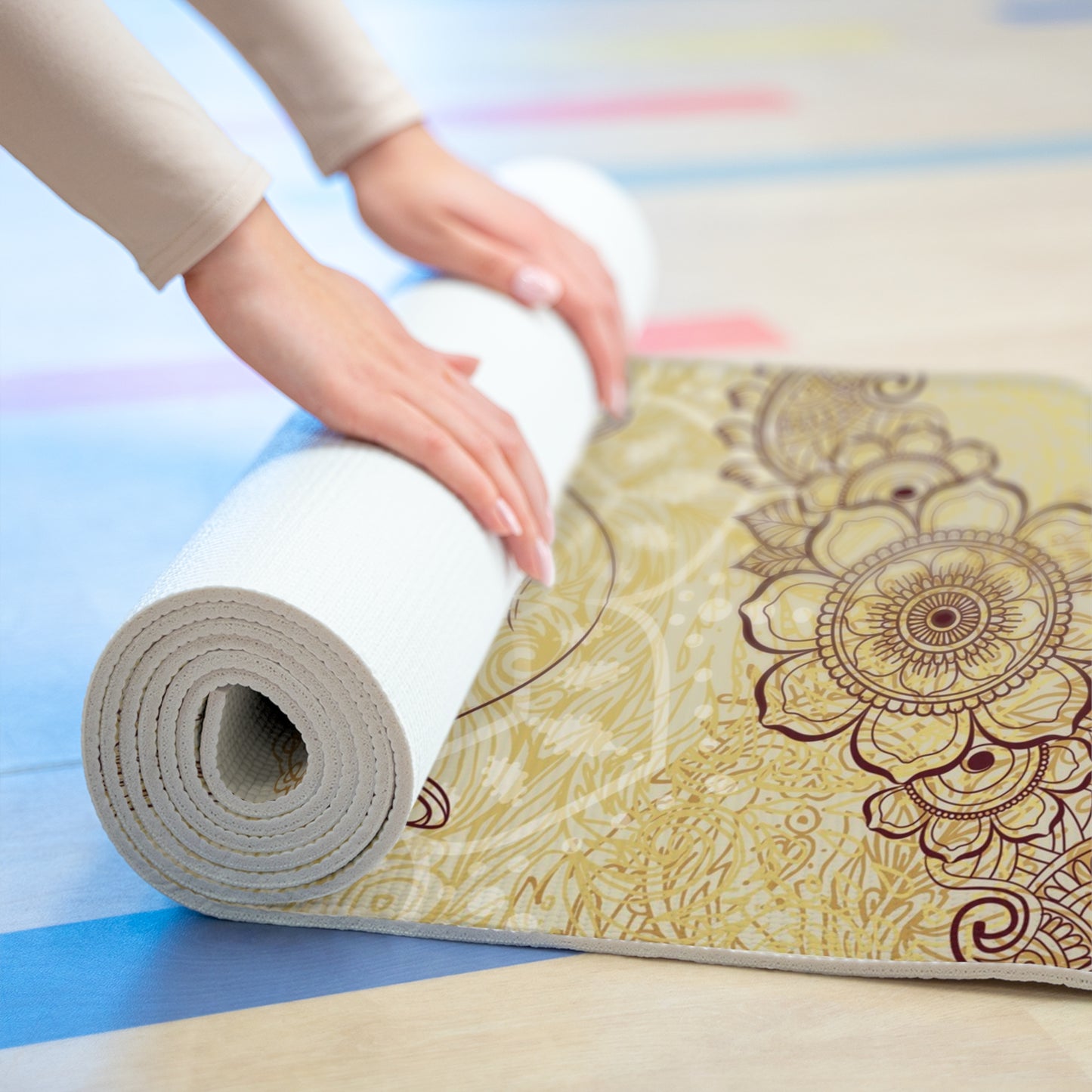 Mehndi Buddha Yoga Mat