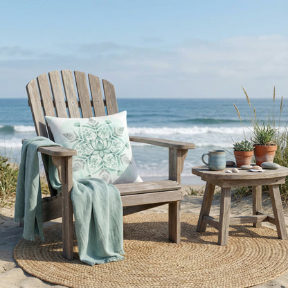 Winter Tides Pillow - Mandala
