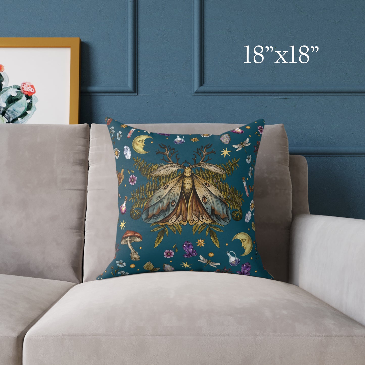 Mystic Moth Pillow