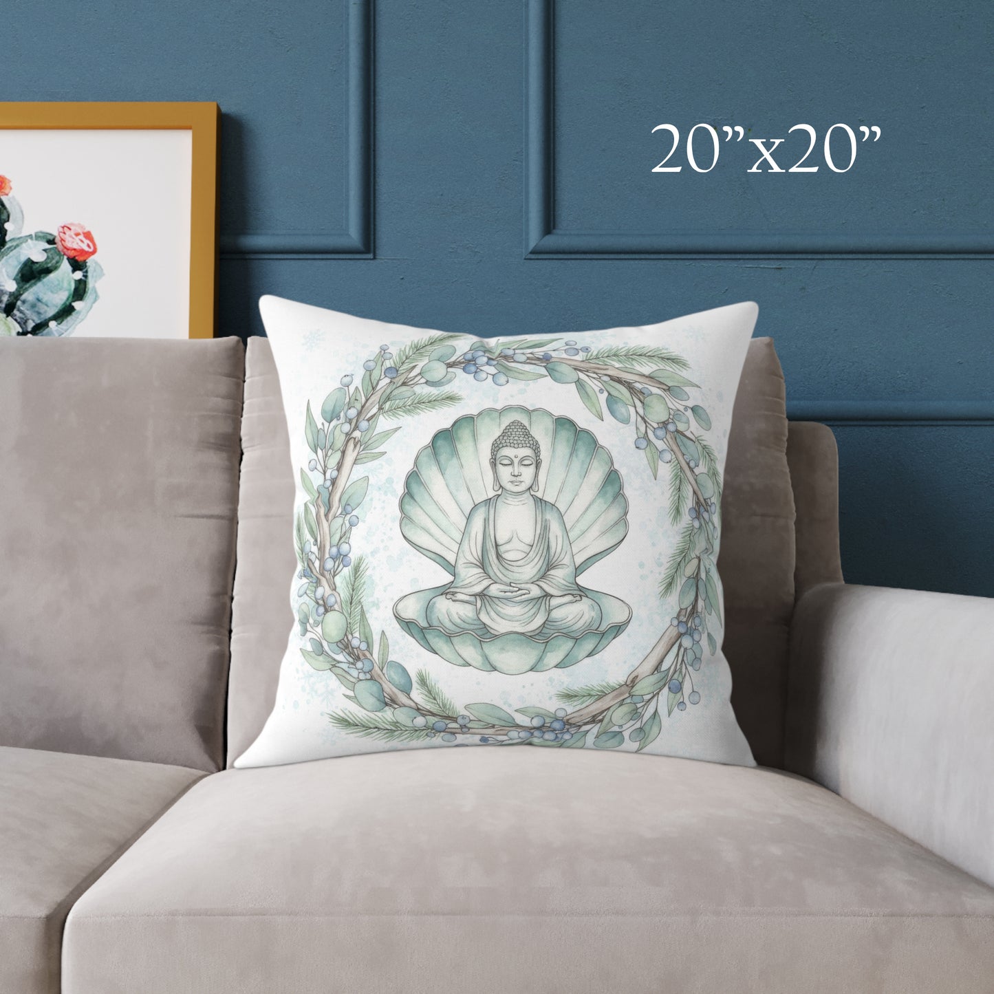 Winter Tides Pillow - Buddha