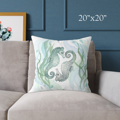 Winter Tides Pillow - Yin Yang