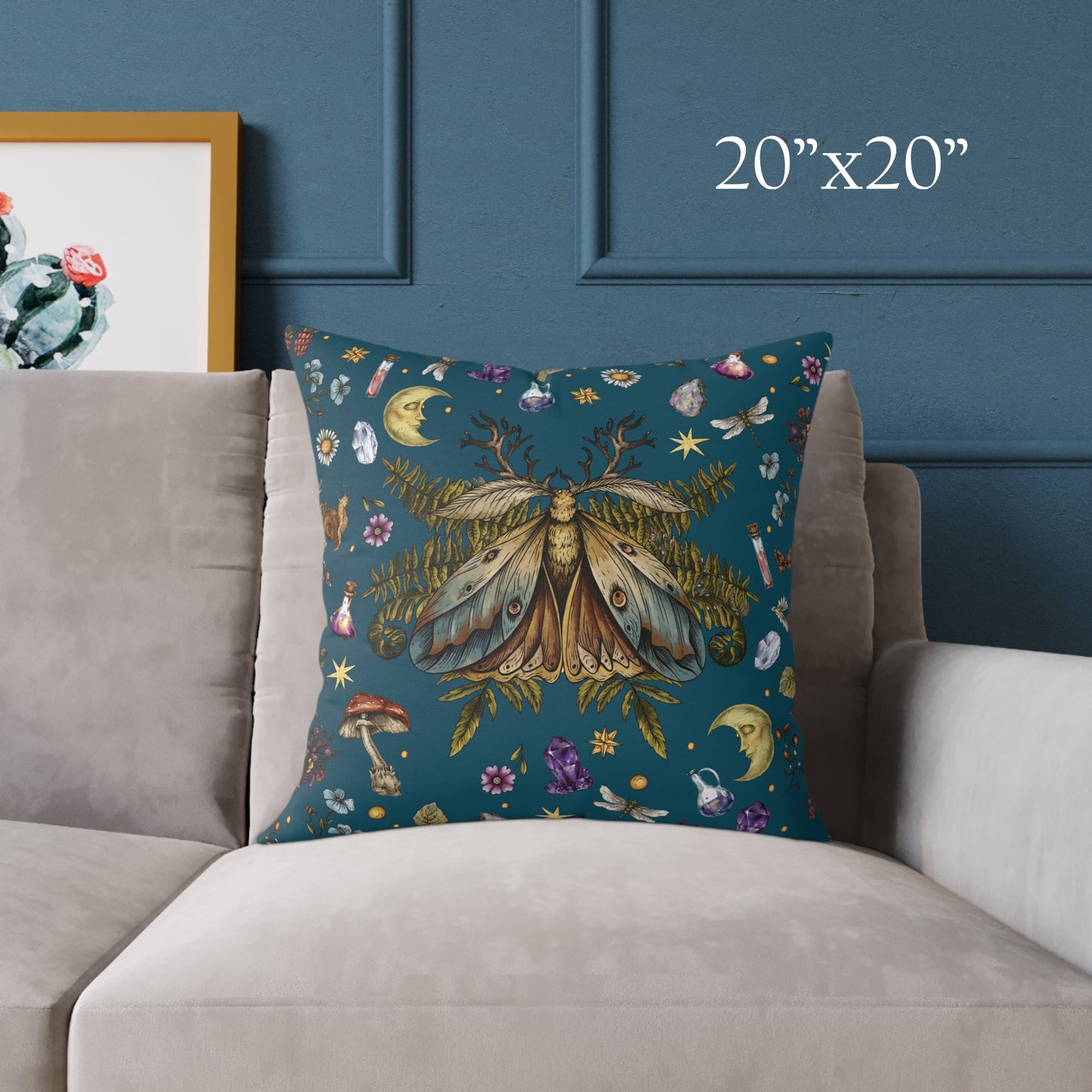 Mystic Moth Pillow