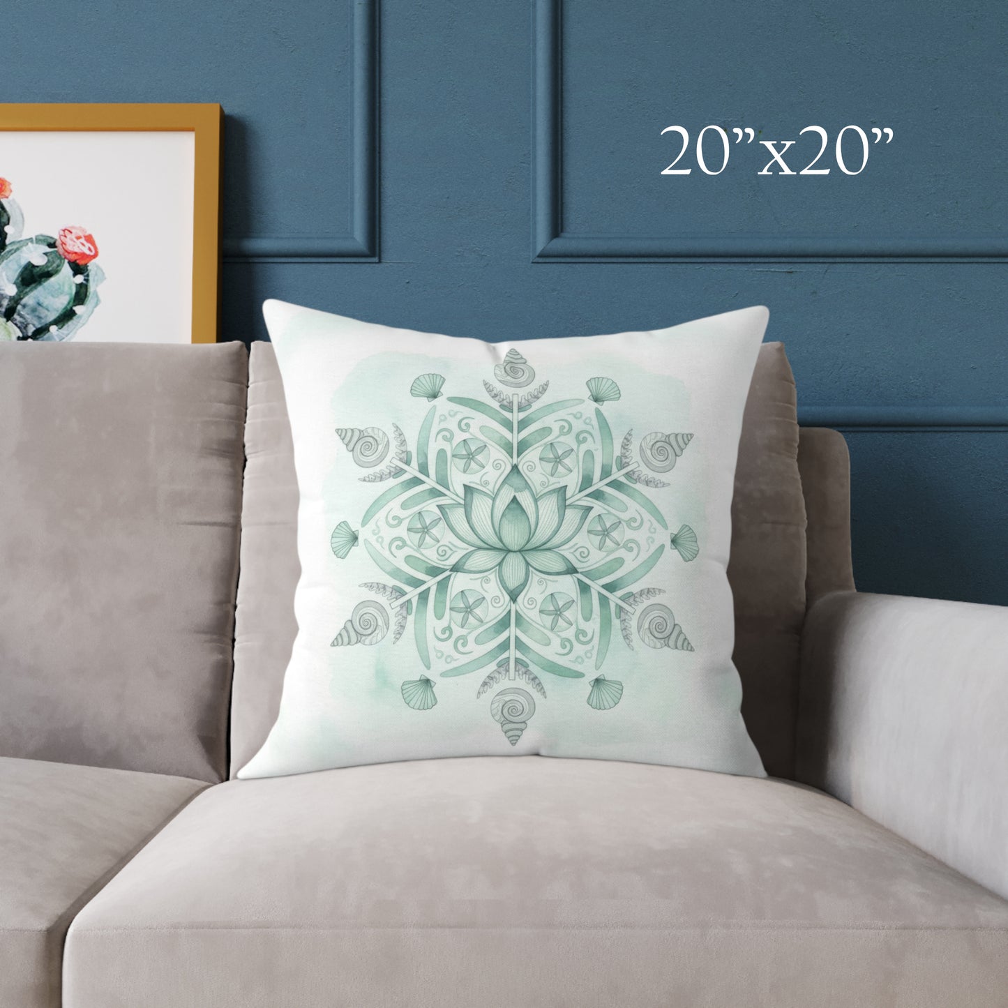 Winter Tides Pillow - Mandala