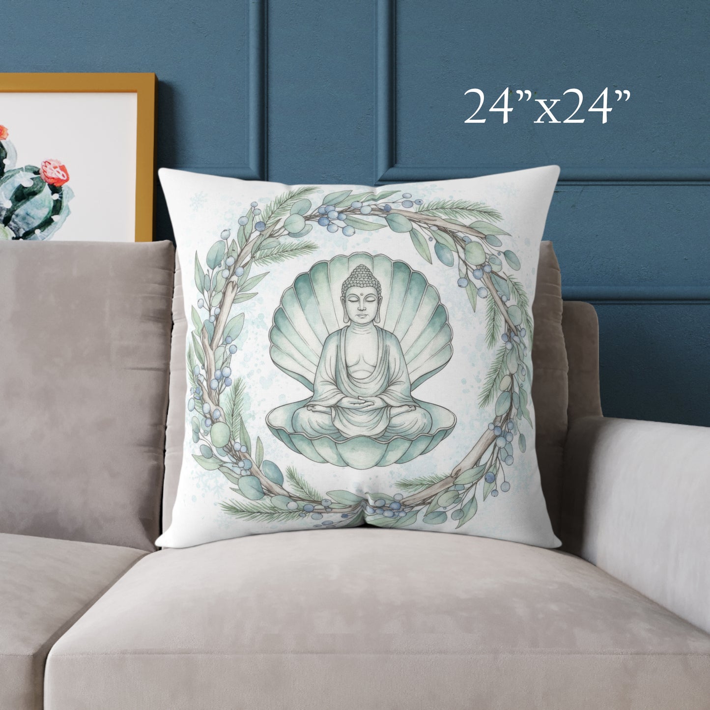 Winter Tides Pillow - Buddha