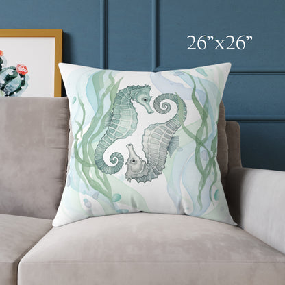 Winter Tides Pillow - Yin Yang