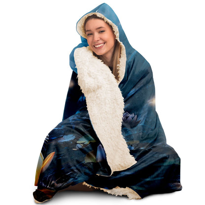 Twilight Buddha Hooded Blanket