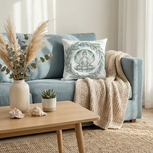 Winter Tides Pillow - Buddha