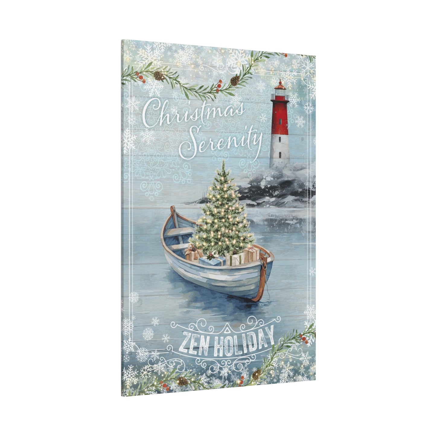 Christmas Serenity Thin Canvas