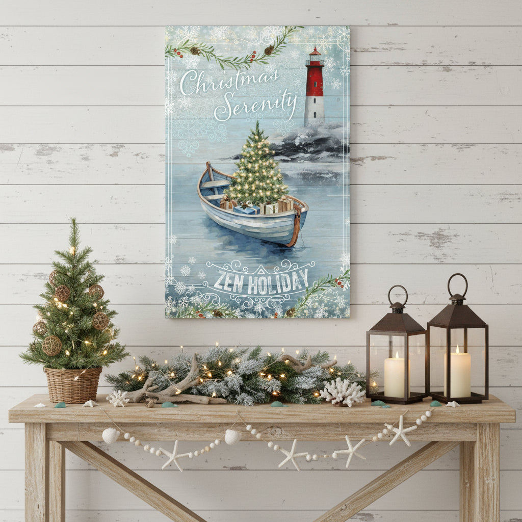 Christmas Serenity Thin Canvas