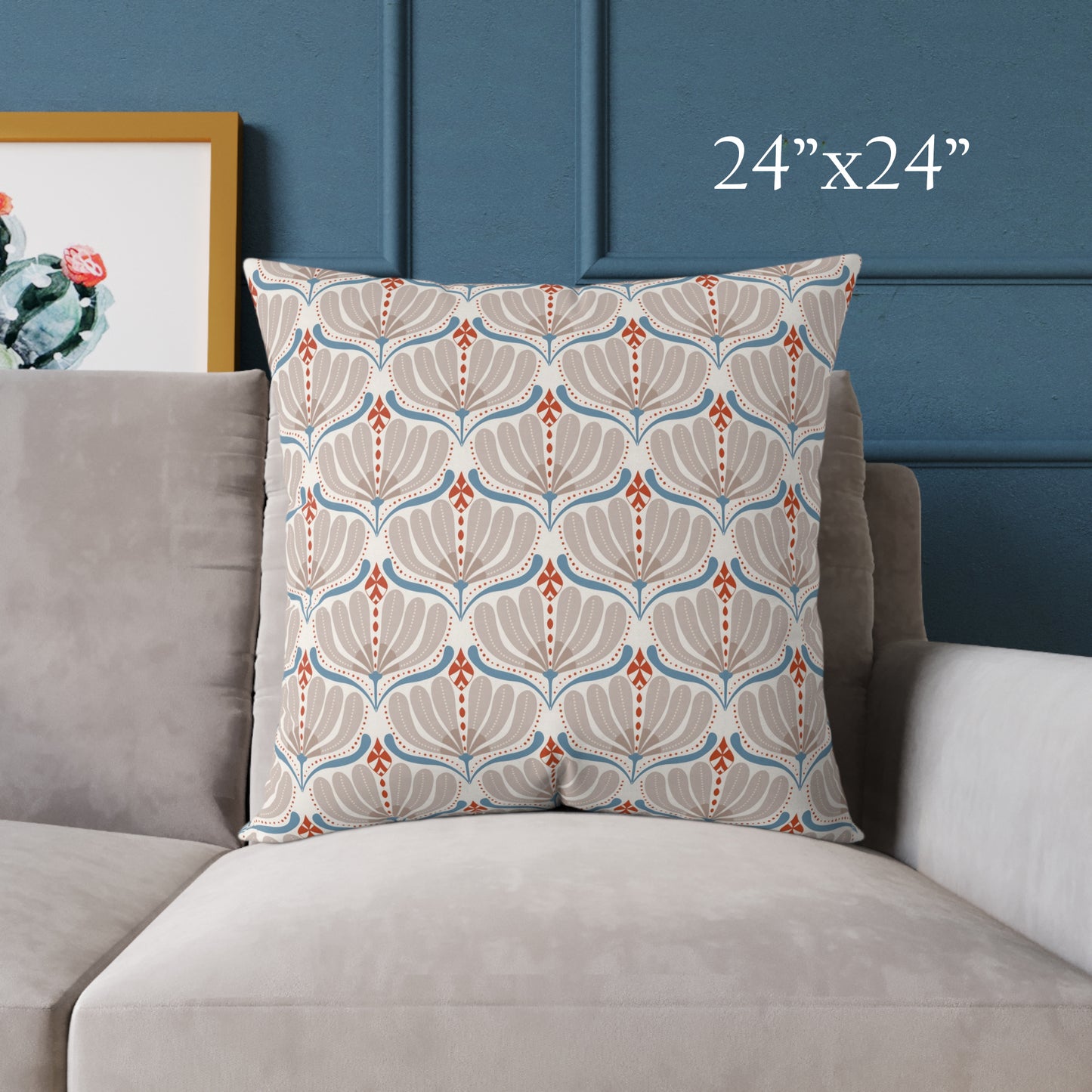 Autumn Coral Pillow