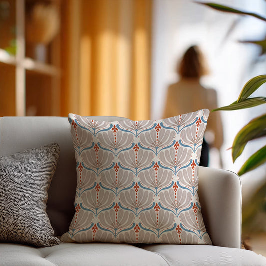 Autumn Coral Pillow