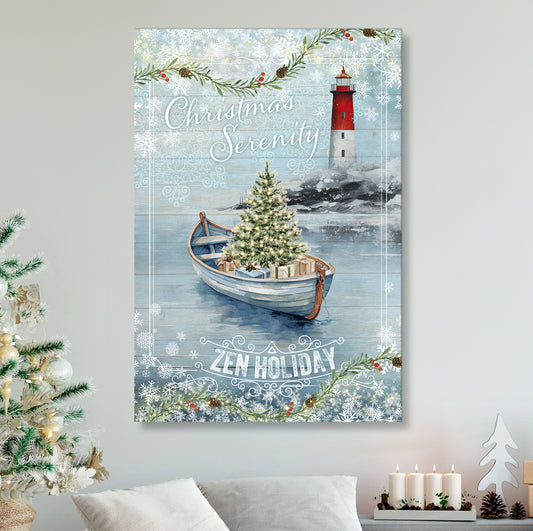 Christmas Serenity Thin Canvas