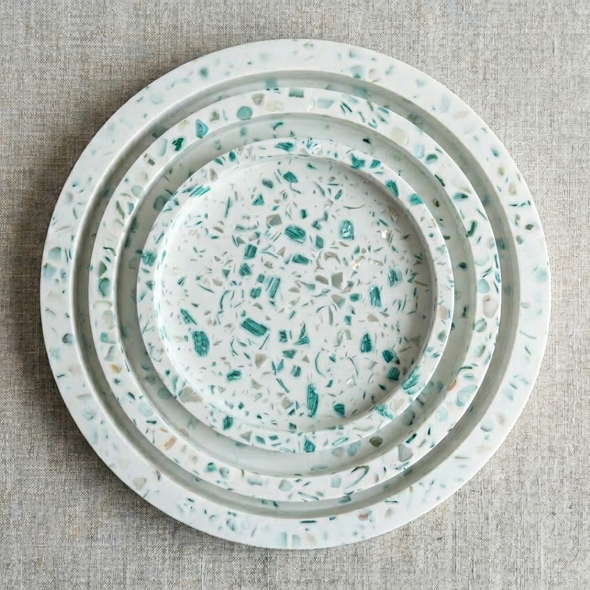 Coastal Terrazzo Tray