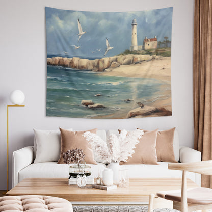 Lighthouse Haven Wall Tapestries