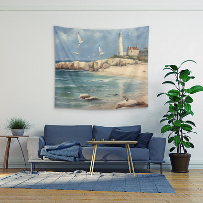 Lighthouse Haven Wall Tapestries