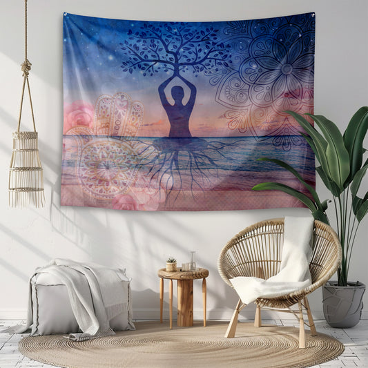 Rooted by the Shore Wall Tapestry
