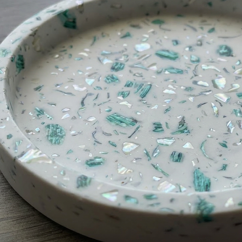 Coastal Terrazzo Tray