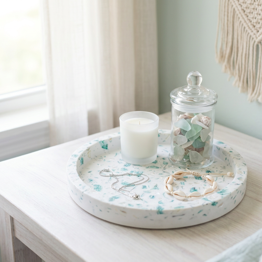 Coastal Terrazzo Tray