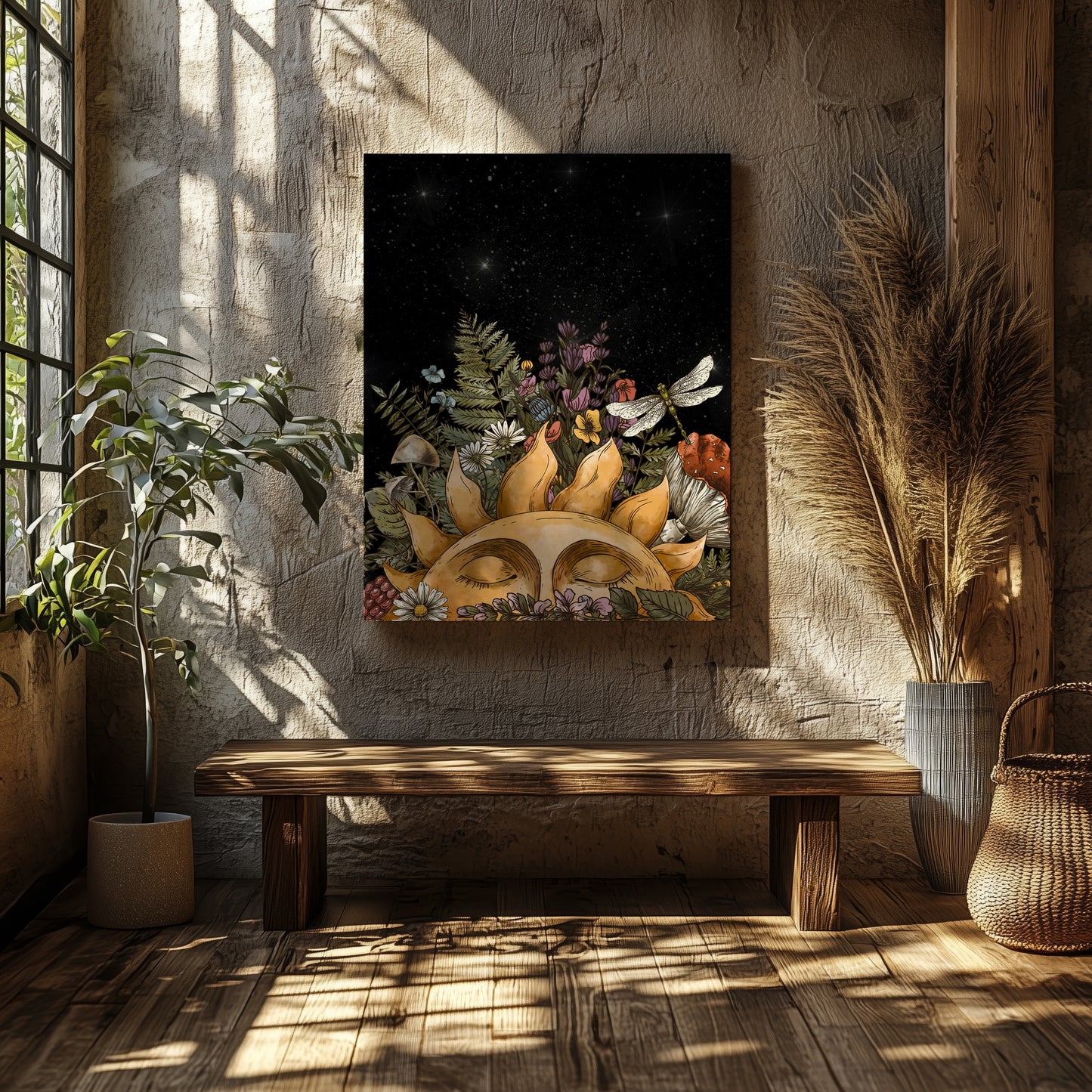 Sleeping Light Thin Canvas