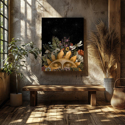 Sleeping Light Thin Canvas