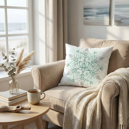 Winter Tides Pillow - Mandala