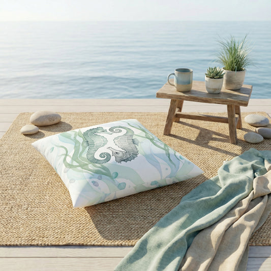 Winter Tides Pillow - Yin Yang