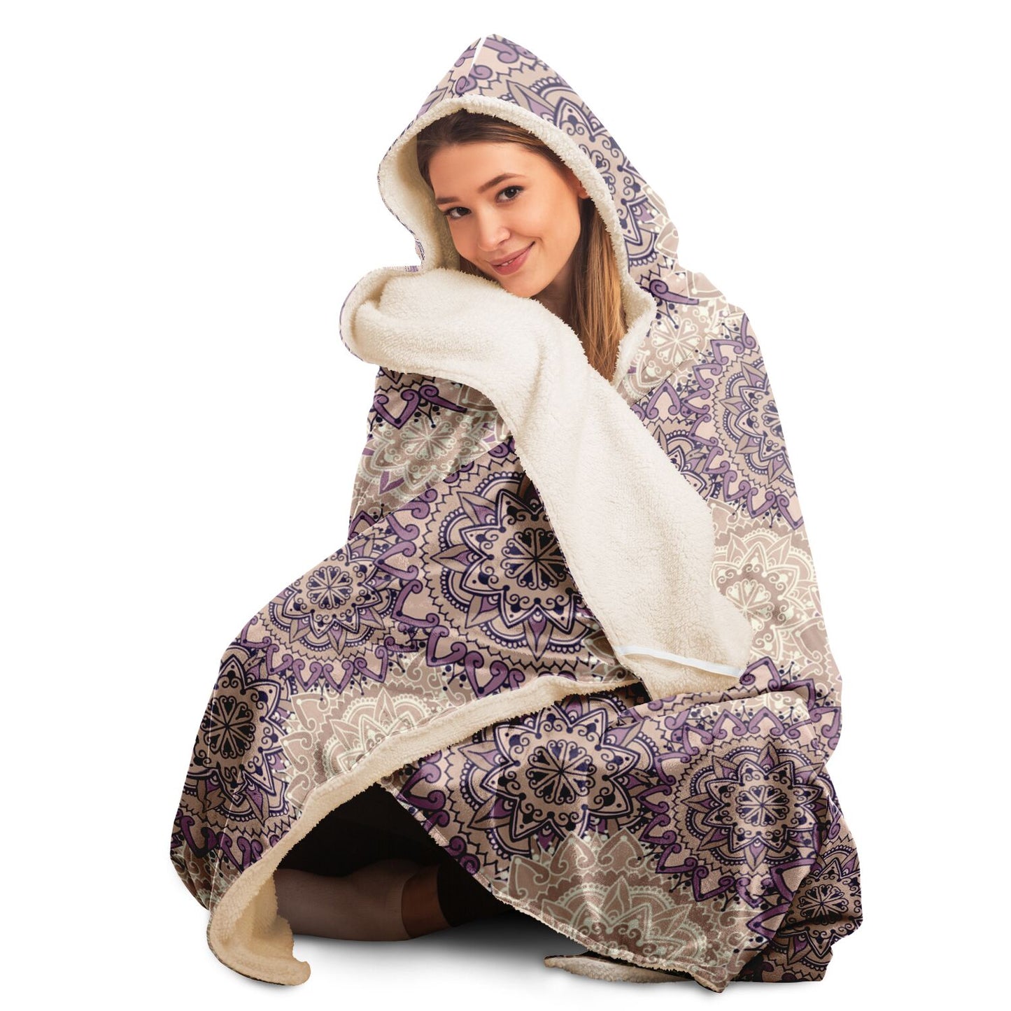 Mandala Medley Hooded Blanket