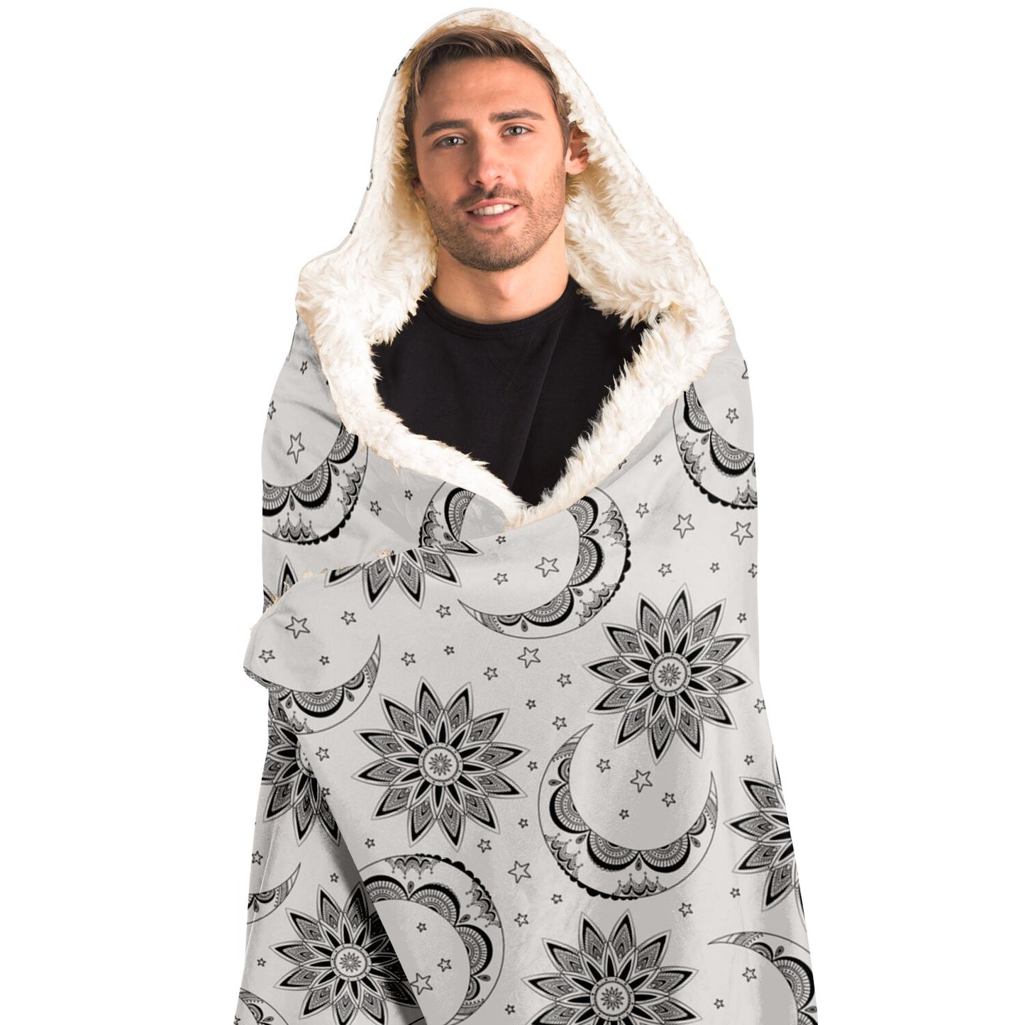 Celestial Hooded Blanket - White