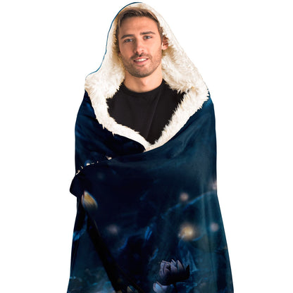 Twilight Buddha Hooded Blanket